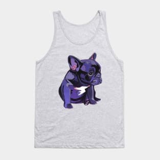 French Bulldog in Purple Tank Top